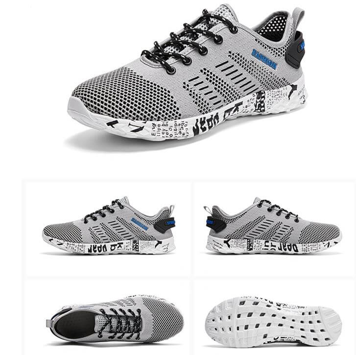 Chaussures d'eau Airflow Fashion Gris de chez Splash Shoes