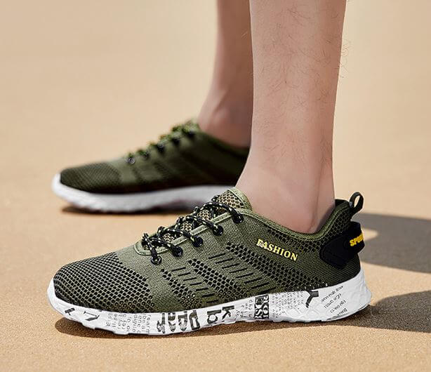 Chaussures d'eau Airflow Fashion vert de chez Splash Shoes