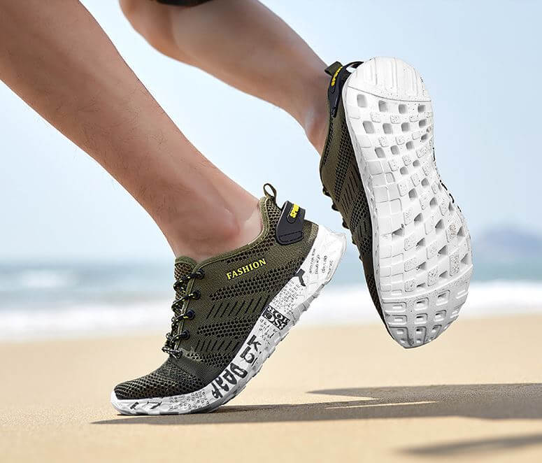 Chaussures d'eau Airflow Fashion vert de chez Splash Shoes