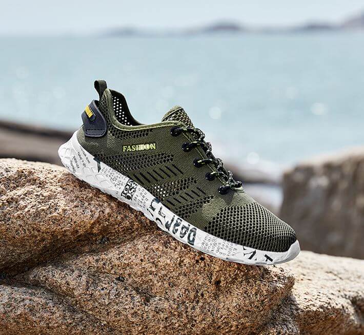 Chaussures d'eau Airflow Fashion vert de chez Splash Shoes