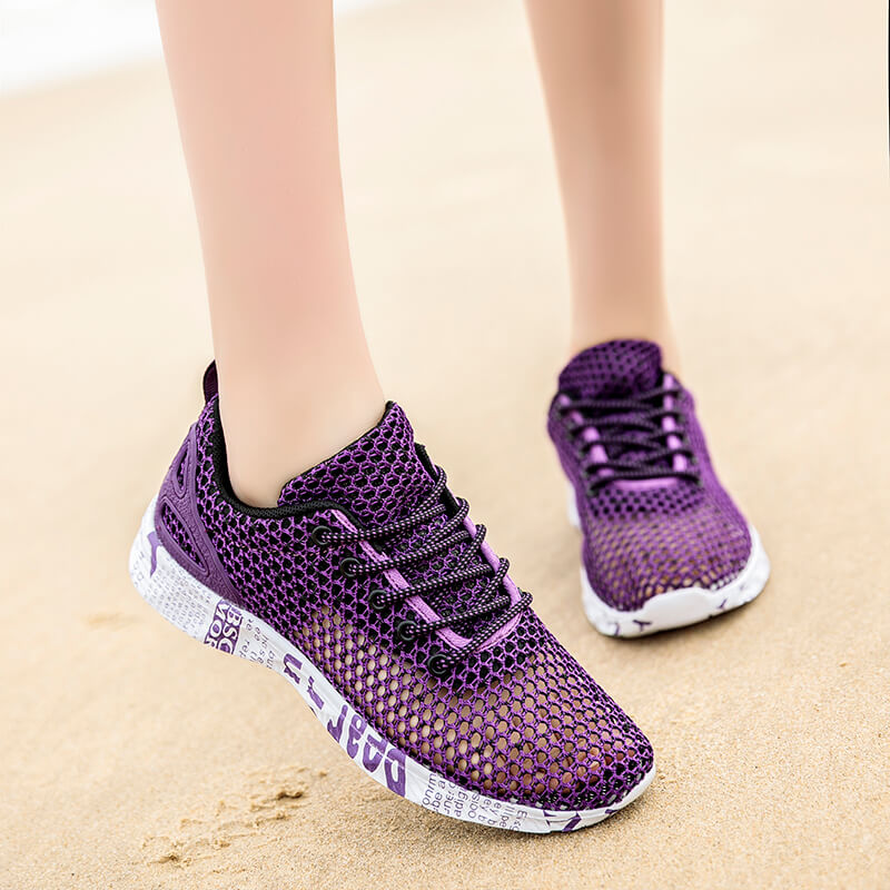 Chaussures d'eau pour femme de couleur Violette / Splash Shoes