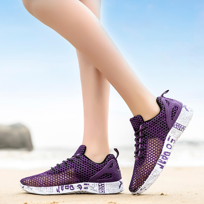 Chaussures d'eau pour femme de couleur Violette / Splash Shoes
