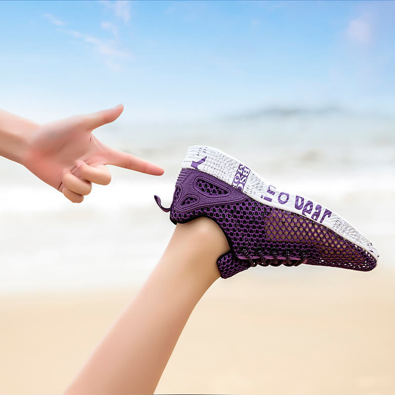 Chaussures d'eau pour femme de couleur Violette / Splash Shoes