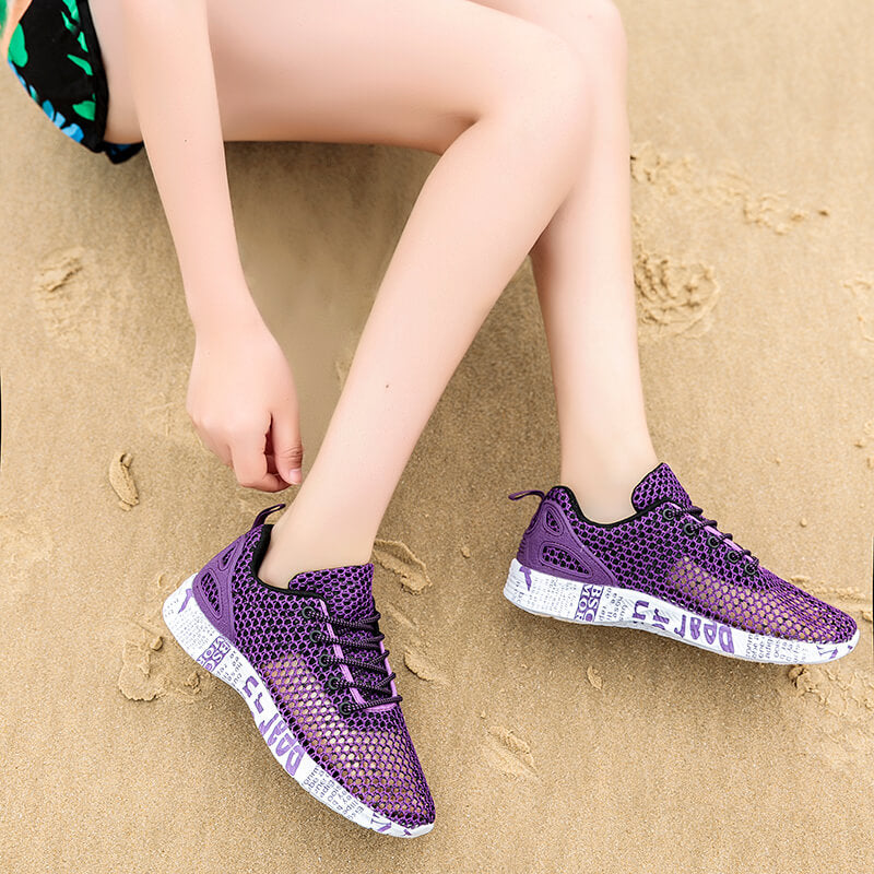 Chaussures d'eau pour femme de couleur Violette / Splash Shoes