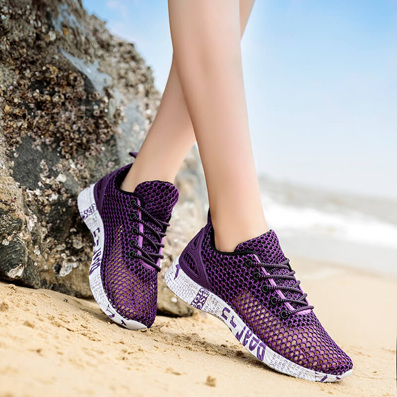 Chaussures d'eau pour femme de couleur Violette / Splash Shoes