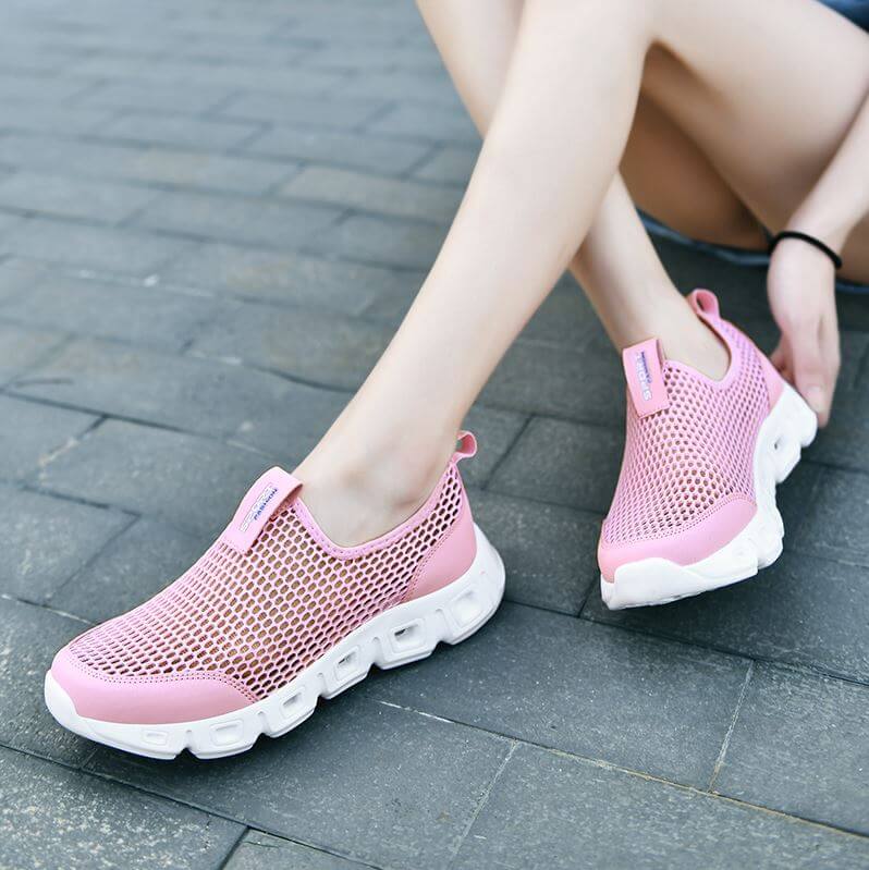 Chaussures aquatiques Airflow roses de Splash Shoes