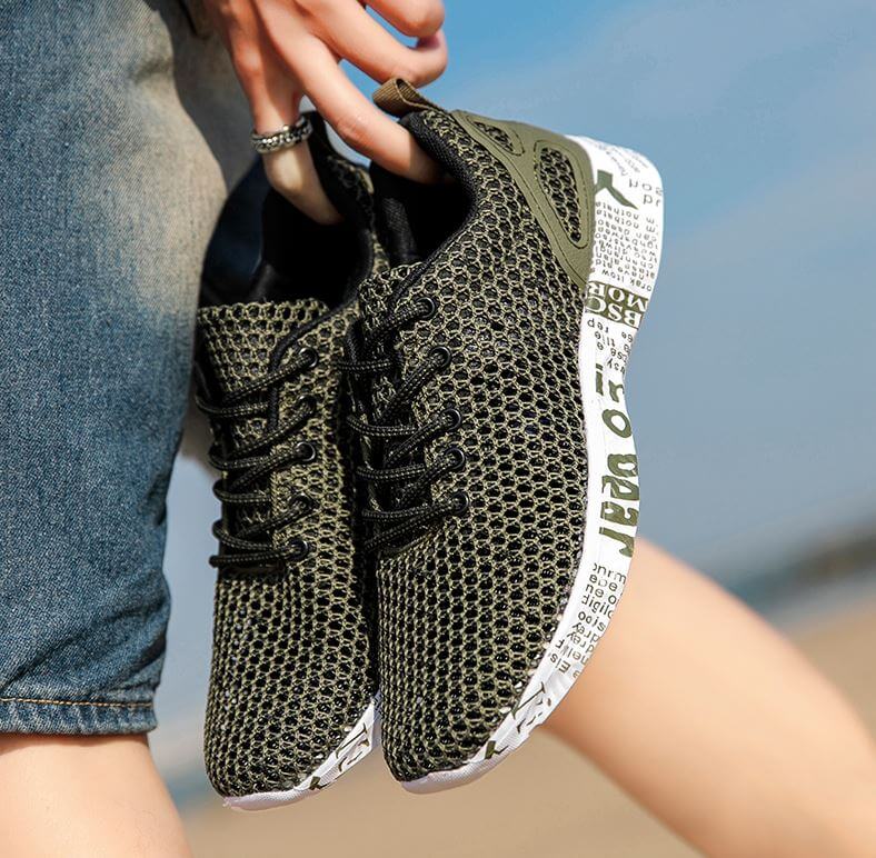 Chaussures aquatiques Airflow vert de chez Splash Shoes